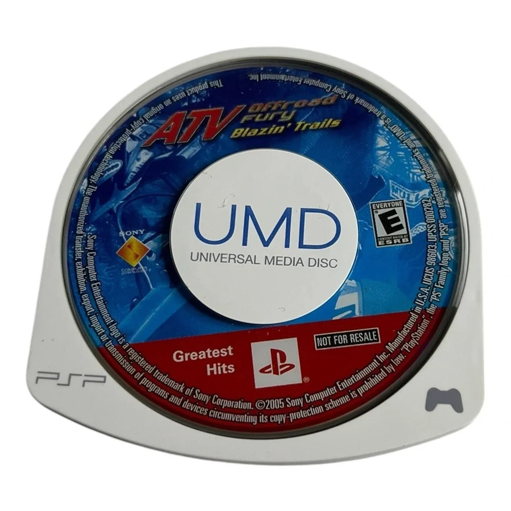 Sony PSP Game Bundle Lot Mercury Meltdown ATV Offroad NBA 07 Tested Disc Only